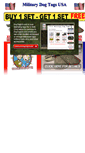 Mobile Screenshot of militarydogtagsusa.com